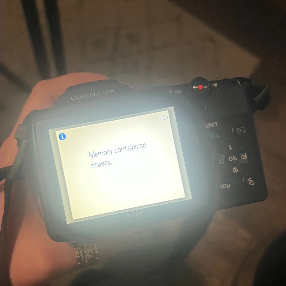 Nikon Black Digital Camera with Wide Optical Zoom